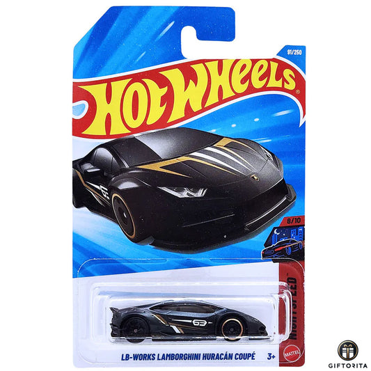 Hot Wheels Regular - LB-Works Lamborghini Huracan Coupe - 8/10 & 91/250 - Black