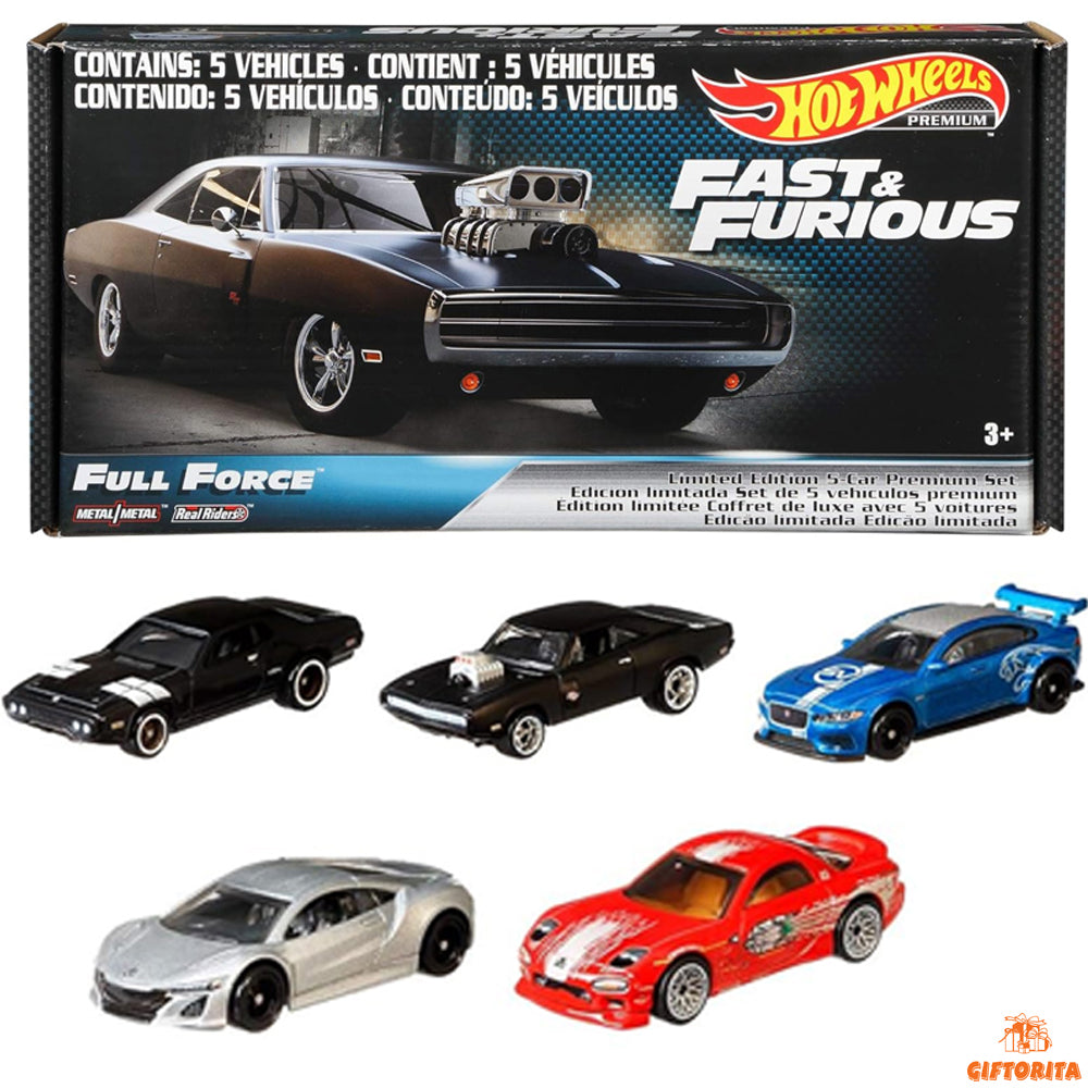 Hot Wheels Gift Pack P01157 – Hot Wheels Premium – Fast & Furious – Full Force Re-Release 5