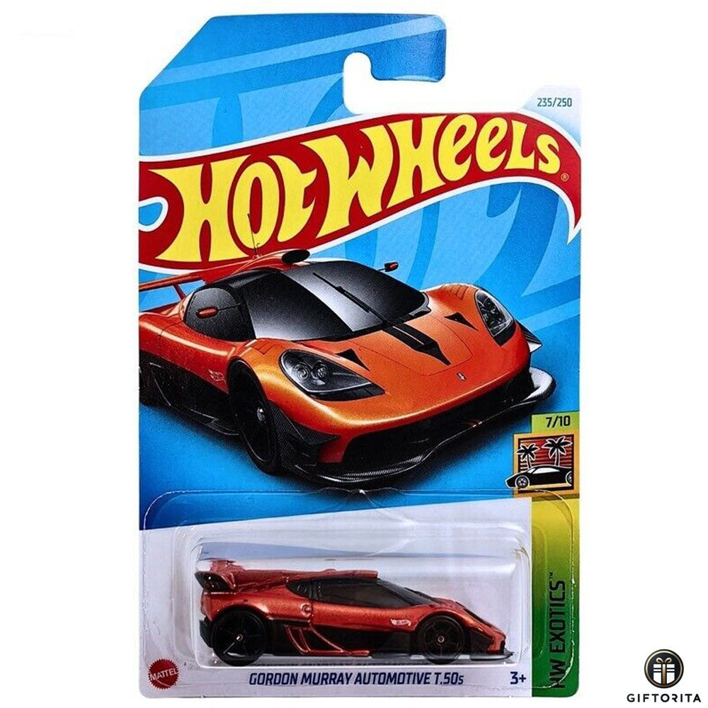 Hot Wheels Reguler - Gordon Murray Automotive T.50s  - 7/10 & 235/250 - Orange