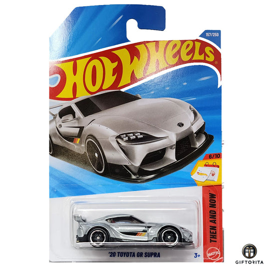Hot Wheels Regular - 20 Toyota GR Supra - 6/10 & 157/250 - Silver