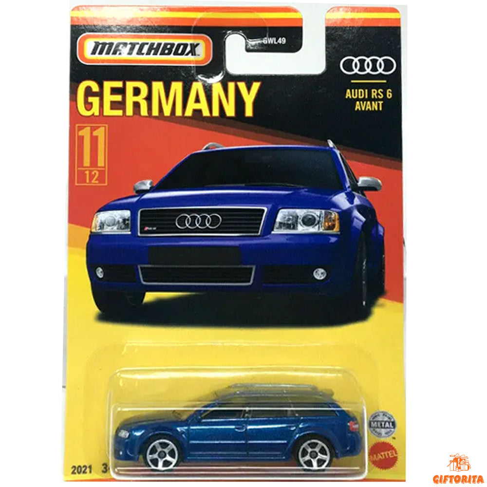 Matchbox Regular Card P00015 – Germany – 2021 Audi RS 6 Avant – 11/12