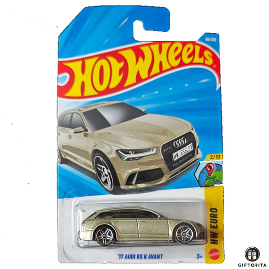 Hot Wheels Regular - 17 Audi RS 6 Avant - 2/10 - 66/250 - Gold