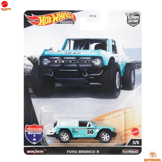 Hot Wheels Premium Single 2 – AMERICAN SCENE – FORD BRONCO R -3/5