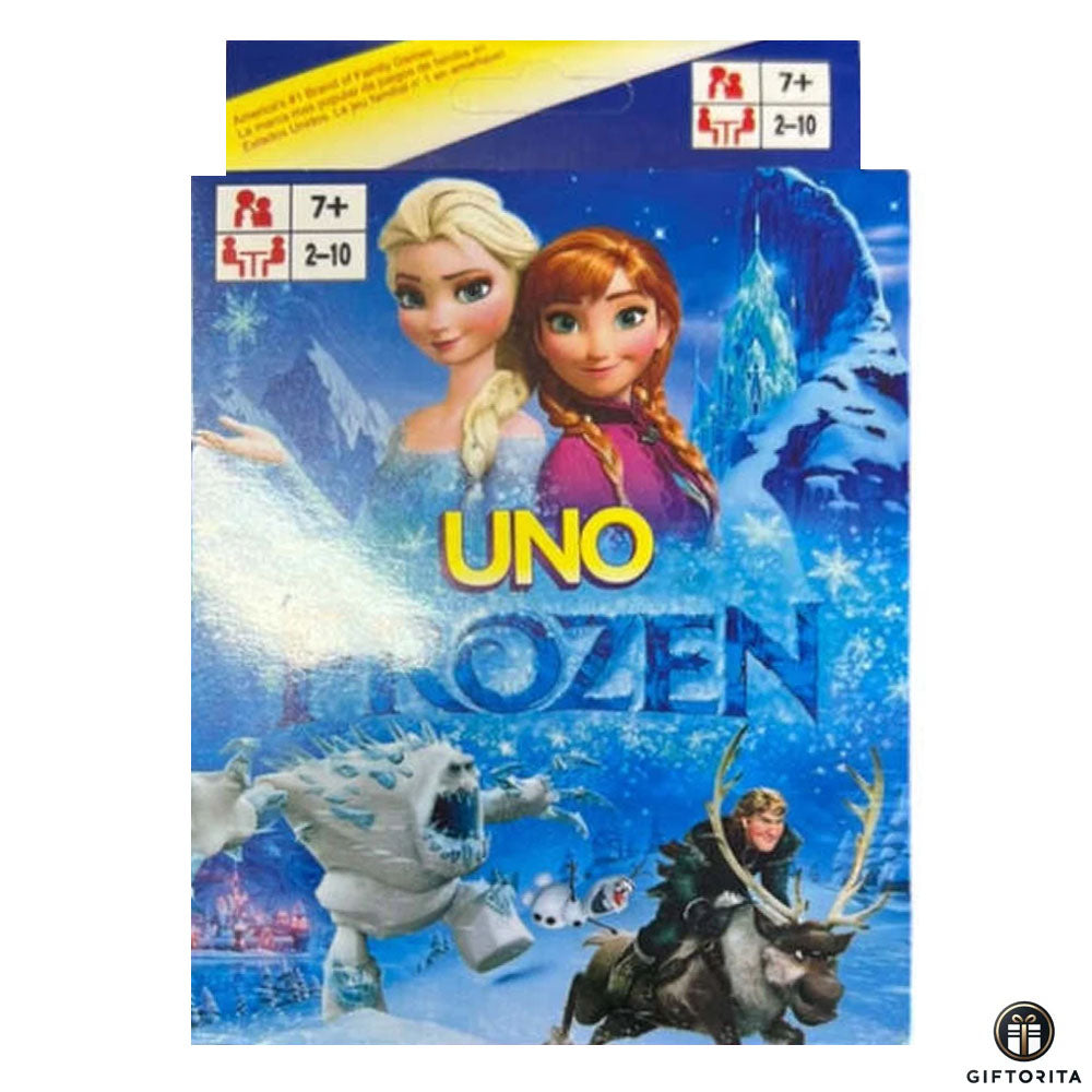 Board Games Uno Card Frozen