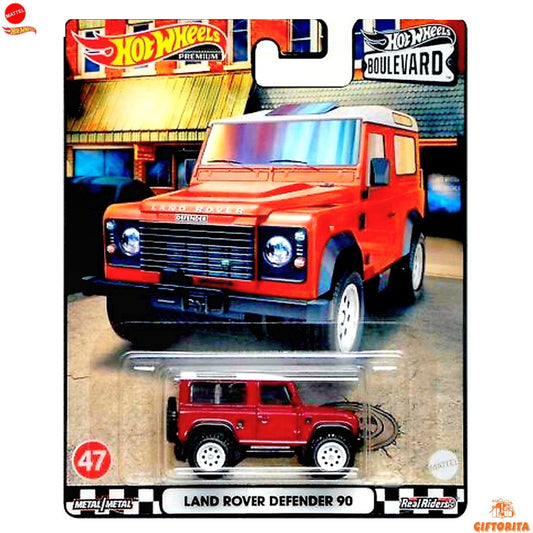 Hot Wheels Premium Single 2 – Boulevard 47 – Land Rover Defender 90 – Maroon