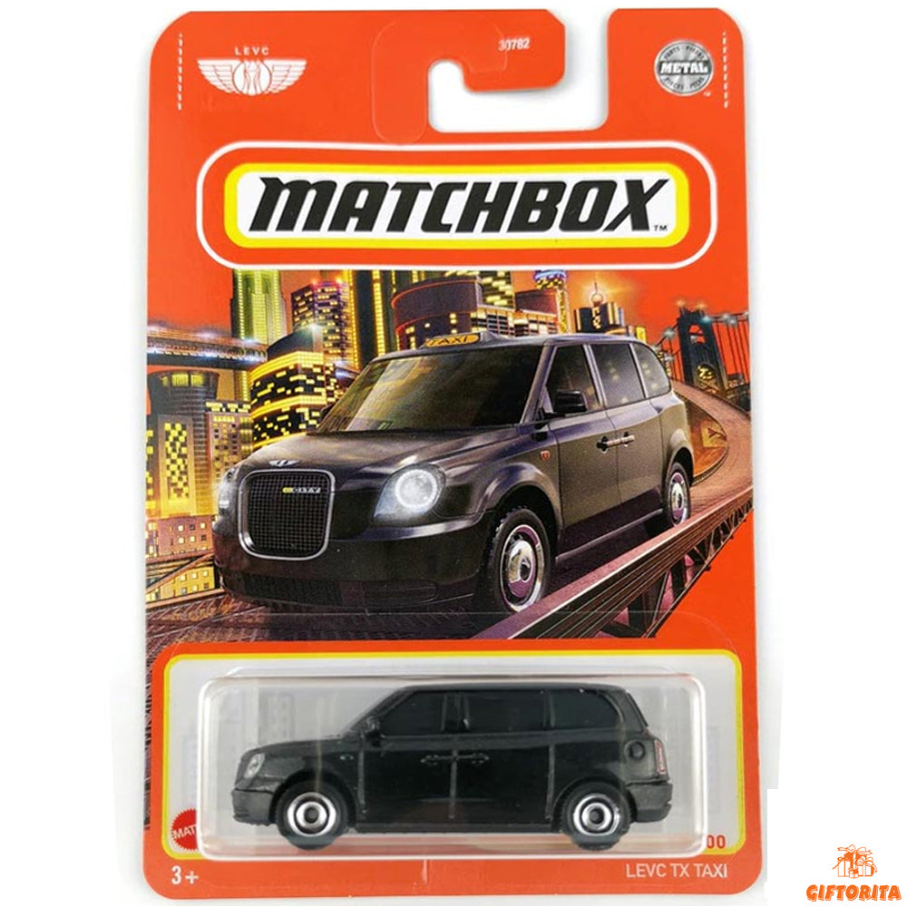 Matchbox Regular Card P00015 – LEVC TX TAXI – Black – 46/100