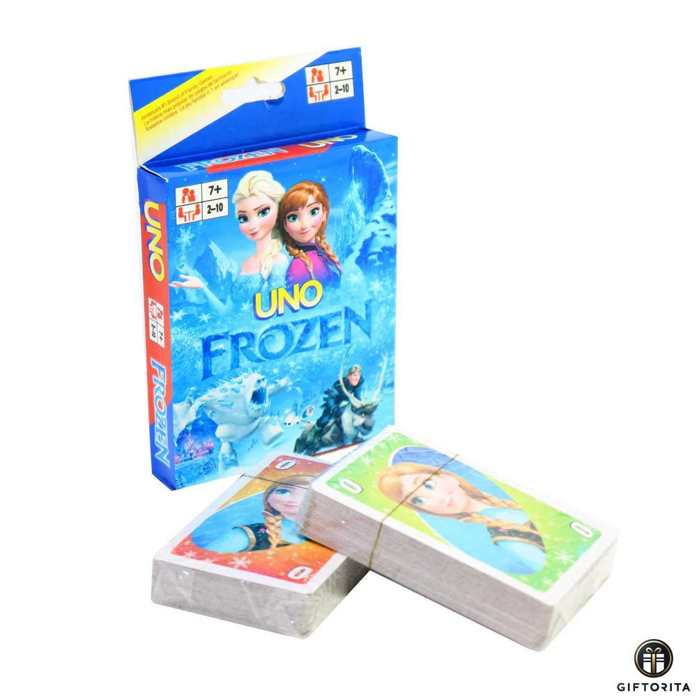 Board Games Uno Card Frozen
