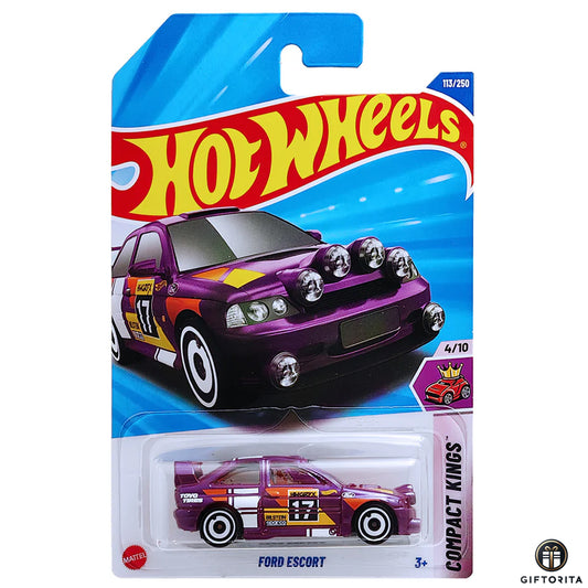 Hot Wheels Regular - Ford Escort - 4/10 & 113/250 - Purple