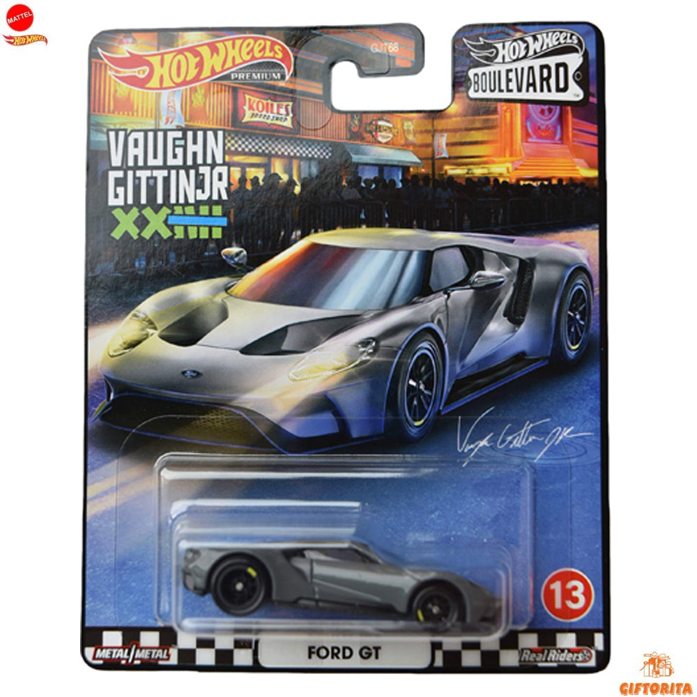 Hot Wheels Premium Single 2 – Boulevard 13 – Ford Gt – Gray