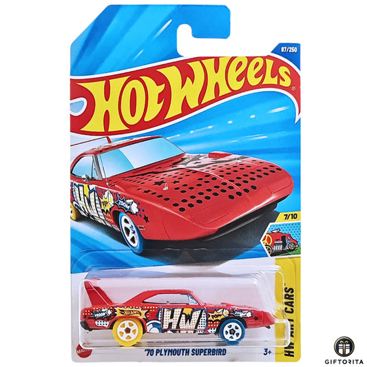 Hot Wheels Regular - 70 Plymouth Superbird - 7/10 & 87/250 - Red