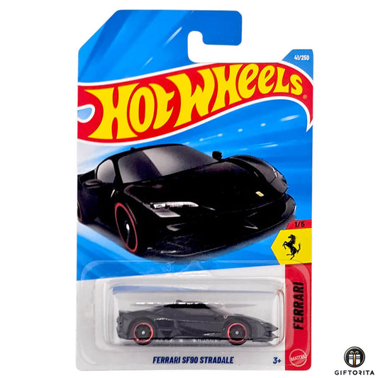 Hot Wheels Regular - Ferrari SF90 Stradale - 1/5 & 41/250 - Black