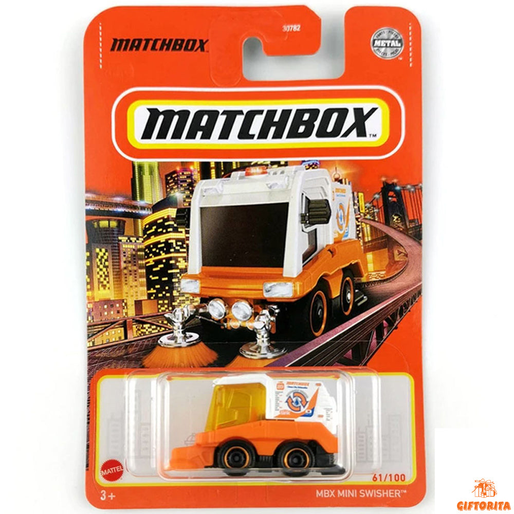 Matchbox Regular Card P00015 – MBX Mini Swisher- Orange – 61/100