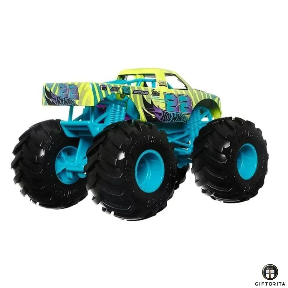 Hot Wheeels - Monster Trucks Oversized - Torque Terror (Green)- 1:24 Scale Diecast Truck