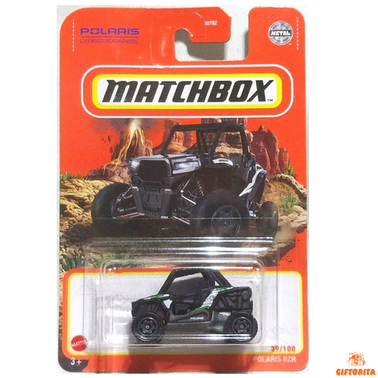 Matchbox Regular Card 2  (P00015) – Polaris RZR – 39/100 – Black
