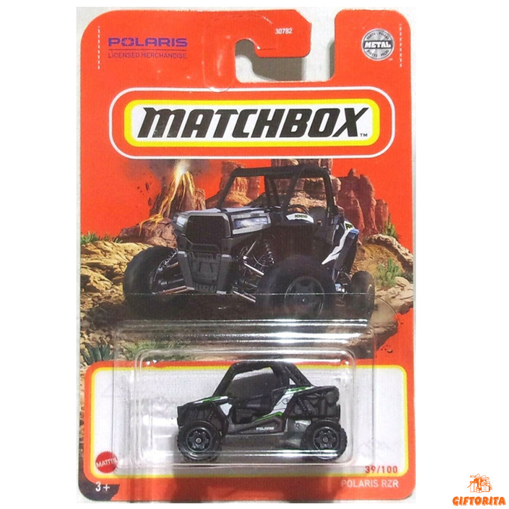 Matchbox Regular Card P00015 – Polaris RZR – 39/100 – Black