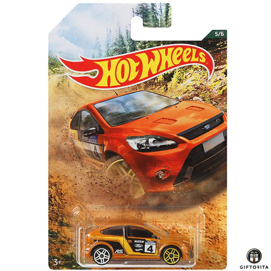 Hot Wheels Regular Ford 2 -  09 Ford Focus RS – 5/6 – Orange