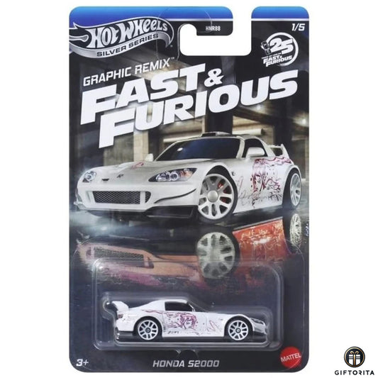Hot Wheels Regular – Silver Series - Fast & Furious # Graphic Remix - Honda S2000 - 1/5 - White