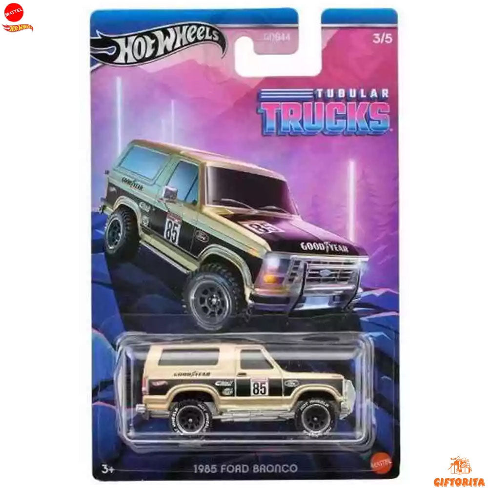 Hot Wheels Regular – Tubular Trucks – 1985 Ford Bronco – 3/5 – Golden