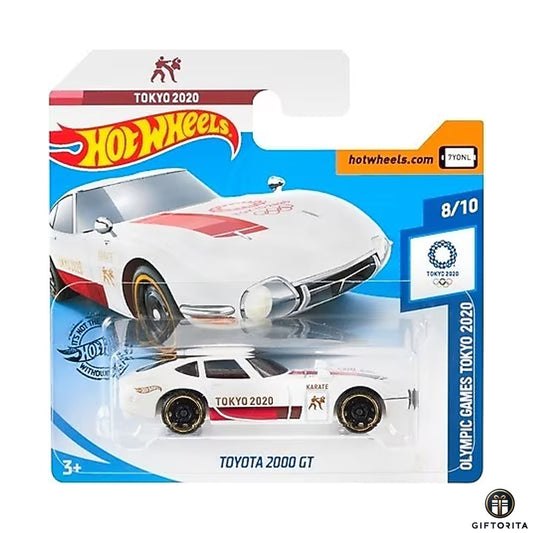 Hot Wheels Regular Short Card – Toyota 2000 GT - 8/10 - White