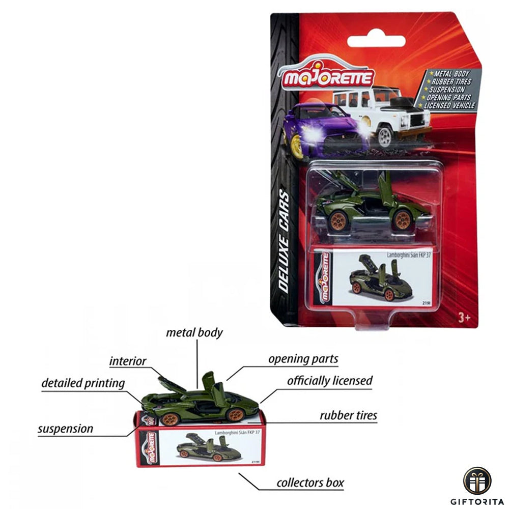 Majorette 1: 64 Die Cast – Lamborghini Sian Deluxe Cars