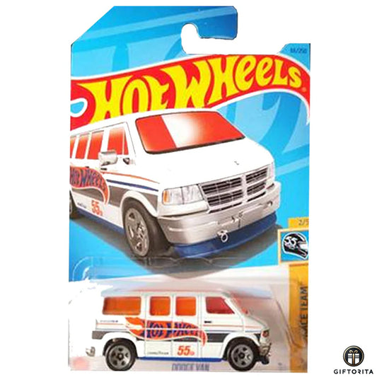 Hot Wheels Regular Dodge 2 – Dodge Van 2/5 & 66/250 – White + Orange