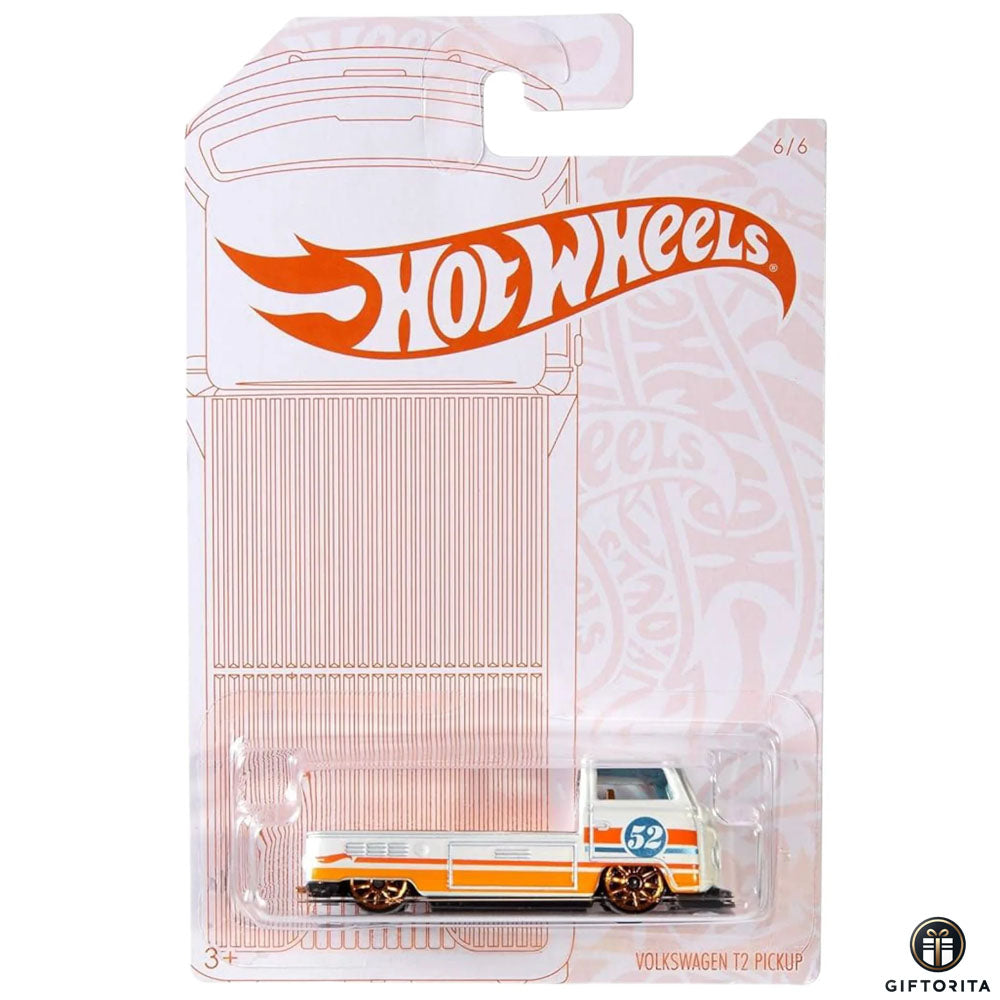 Hot Wheels Regular - Volkswagen T2 Pickup - 6/6 - White