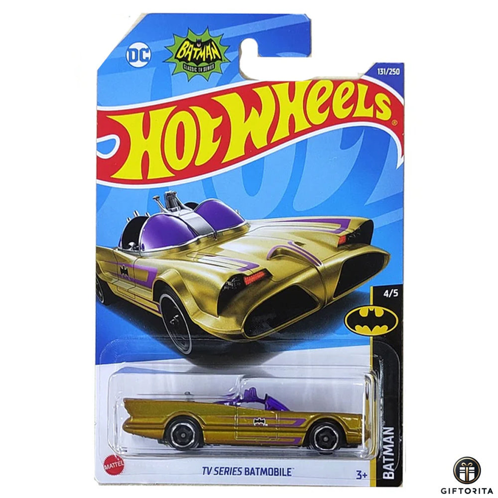 Hot Wheels Regular Batmobile 1 - TV Series Batmobile – 4/5 & 131/250 – Golden
