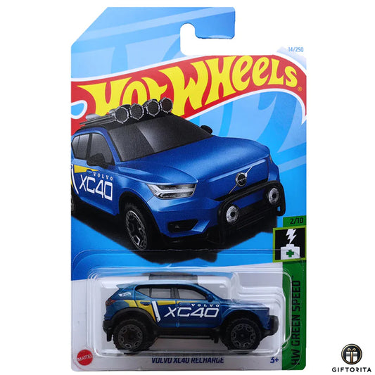 Hot Wheels Regular Volvo -  Volvo XC40 Recharge  – 2/10 & 14/250 – Blue
