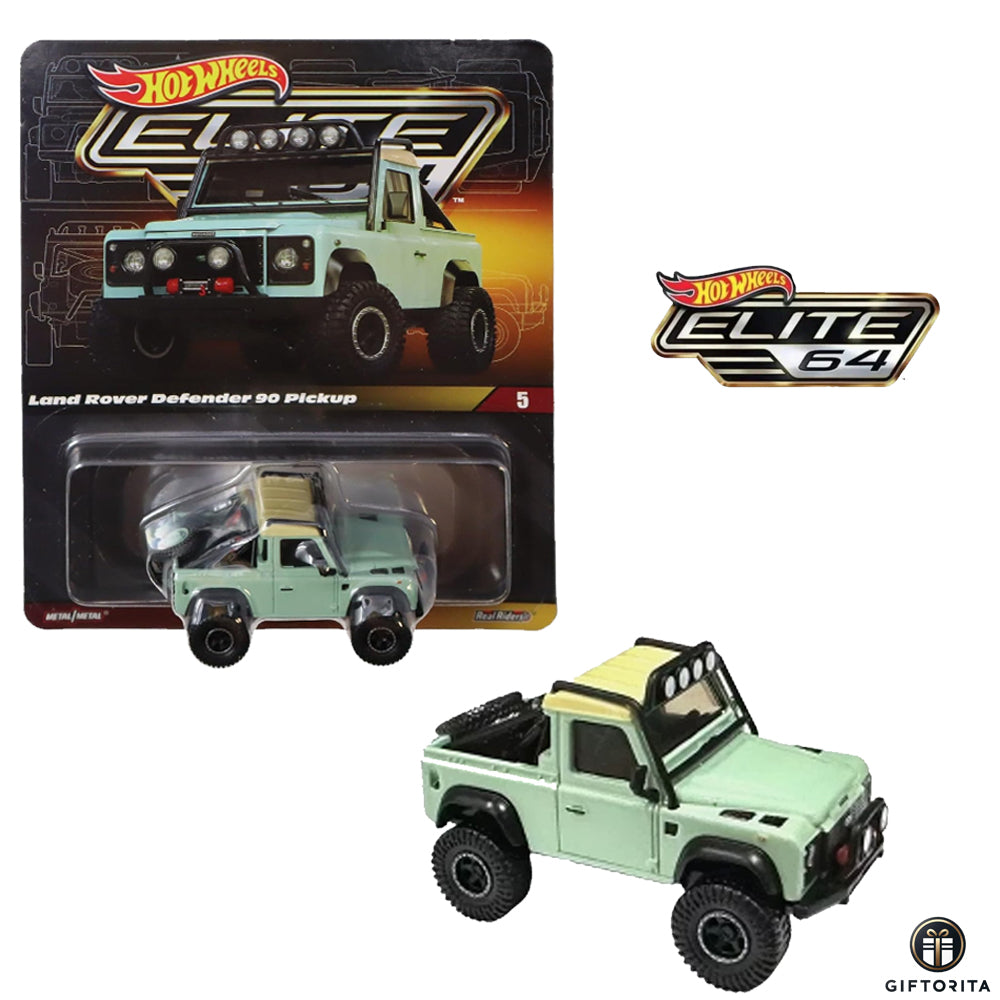 Hot Wheels ELITE 64 Series (P01156) – Land Rover Defender 90 Pickup