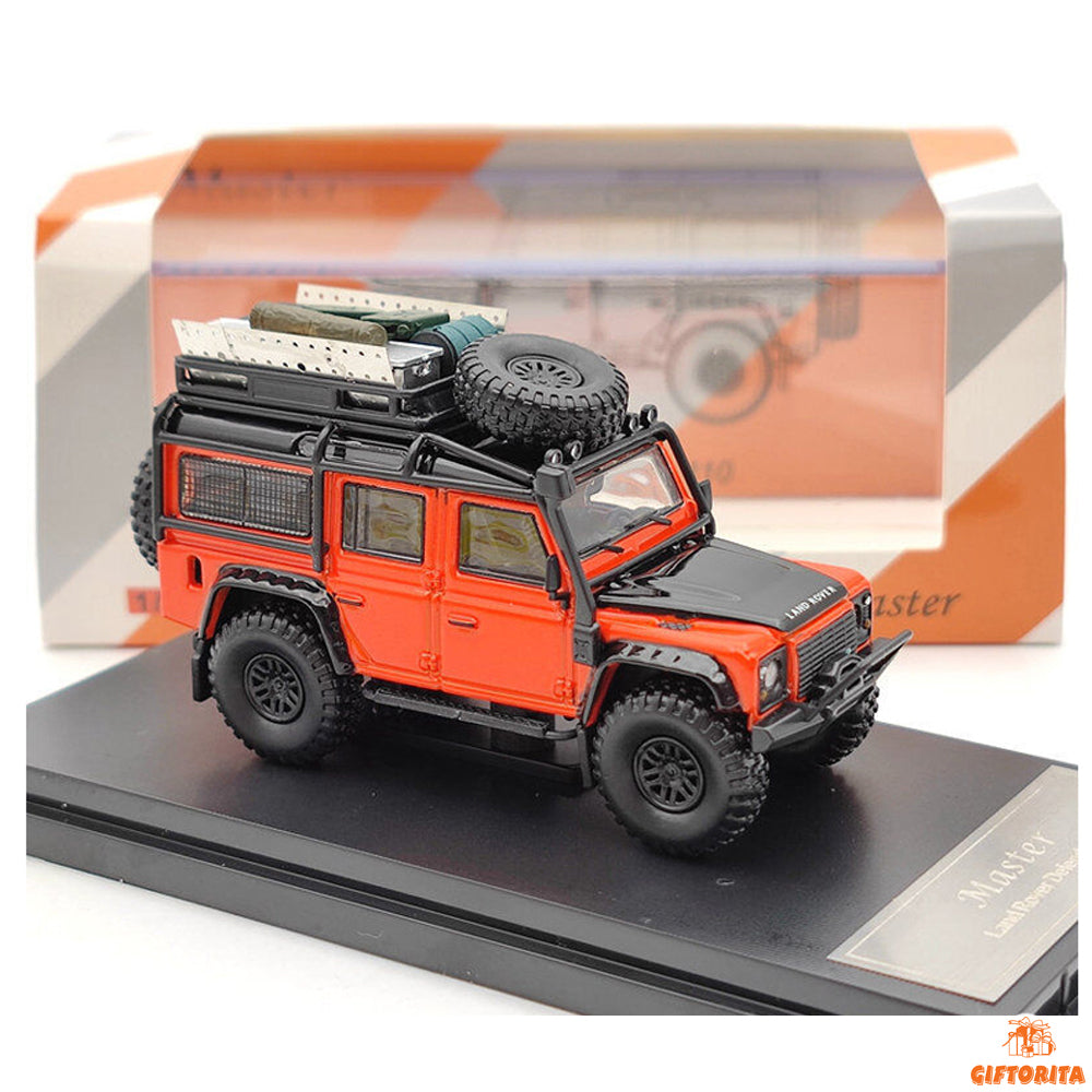 MASTER 1:64 Die Cast (P00078) – Land Rover Defender 110 – Orange