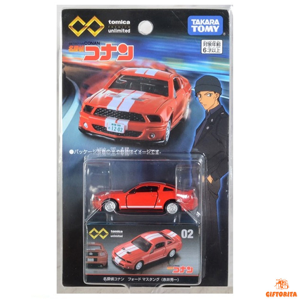 Tomica Premium 1:64 Die Cast – UNLIMITED 02 – Conan Mustang GT500 Shuichi Akai