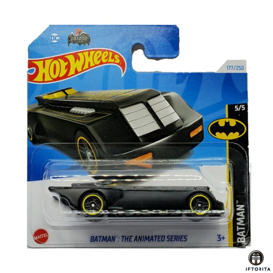 Hot Wheels Regular Short Card – Batman : The Animated Series – 5/5 & 177/250 – Black