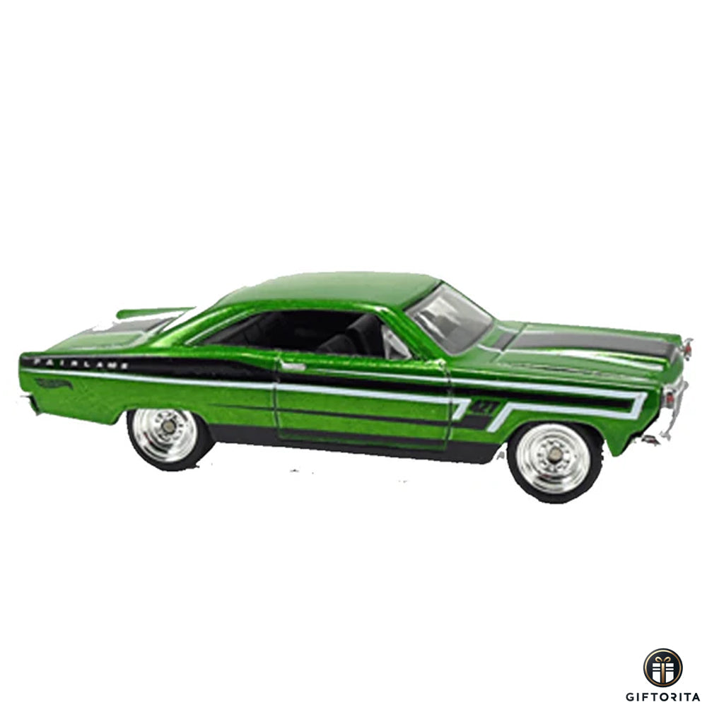 Hot Wheels Super Treasure Hunt (P00423) – MUSCLE MANIA – FORD 12 – 66 FORD 427 FAIRLANE – 2/10 & 112/247 – ONCE OPEN (CARD AVAILABLE)