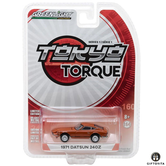 Greenlight Tokyo Torque Series 1 Die Cast 1:64 (P00981) – 1971 Datsun 240Z
