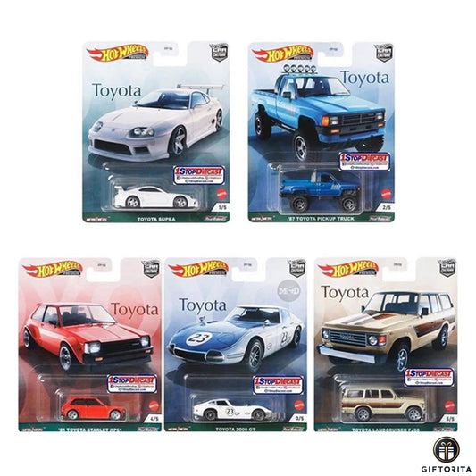 Hot Wheels Premium (P01183) – Car Culture – Toyota Set