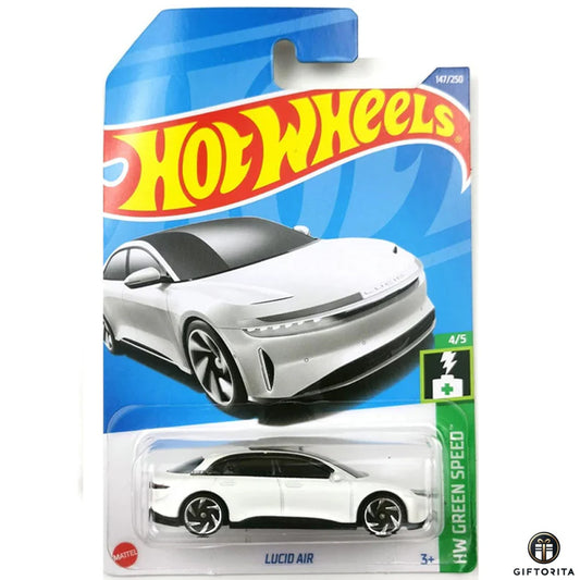 Hot Wheels Regular Lucid Air – Lucid Air – 4/5 & 147/250 – White