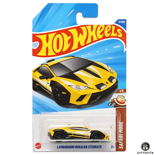 Hot Wheels Regular - Lamberghini Huracan Sterrato - 1/5 & 41/250 - Yellow