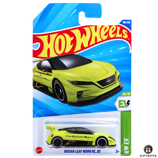 Hot Wheels Regular - Nissan Leaf Nismo RC_02 - 10/10 & 168/250 - Green