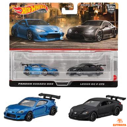 Hot Wheels Premium 2 Pack Set (P00009) – CAR CULTURE – PANDEM SUBARU BRZ AND LEXUS RC F GT3