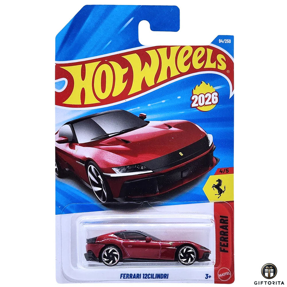 Hot Wheels Regular - Ferrari 12CILINDRI - 4/5 & 94/250 - Maroon