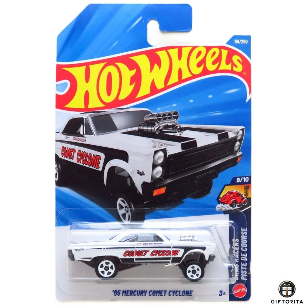 Hot Wheels Regular - 65 Mercurry Comet Cyclone - 9/10 & 191/250 - White