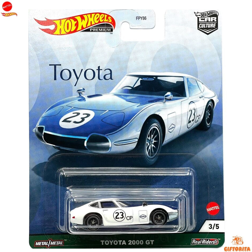 Hot Wheels Premium Single 2 – Car Culture – TOYOTA 2000 GT – 3/5 – White