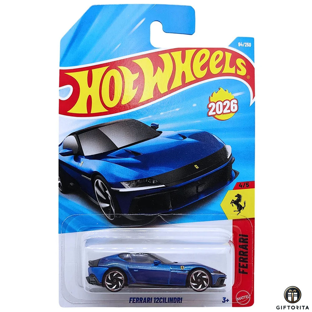 Hot Wheels Regular - Ferrari 12Cilindri - 4/5 & 94/250 - Blue