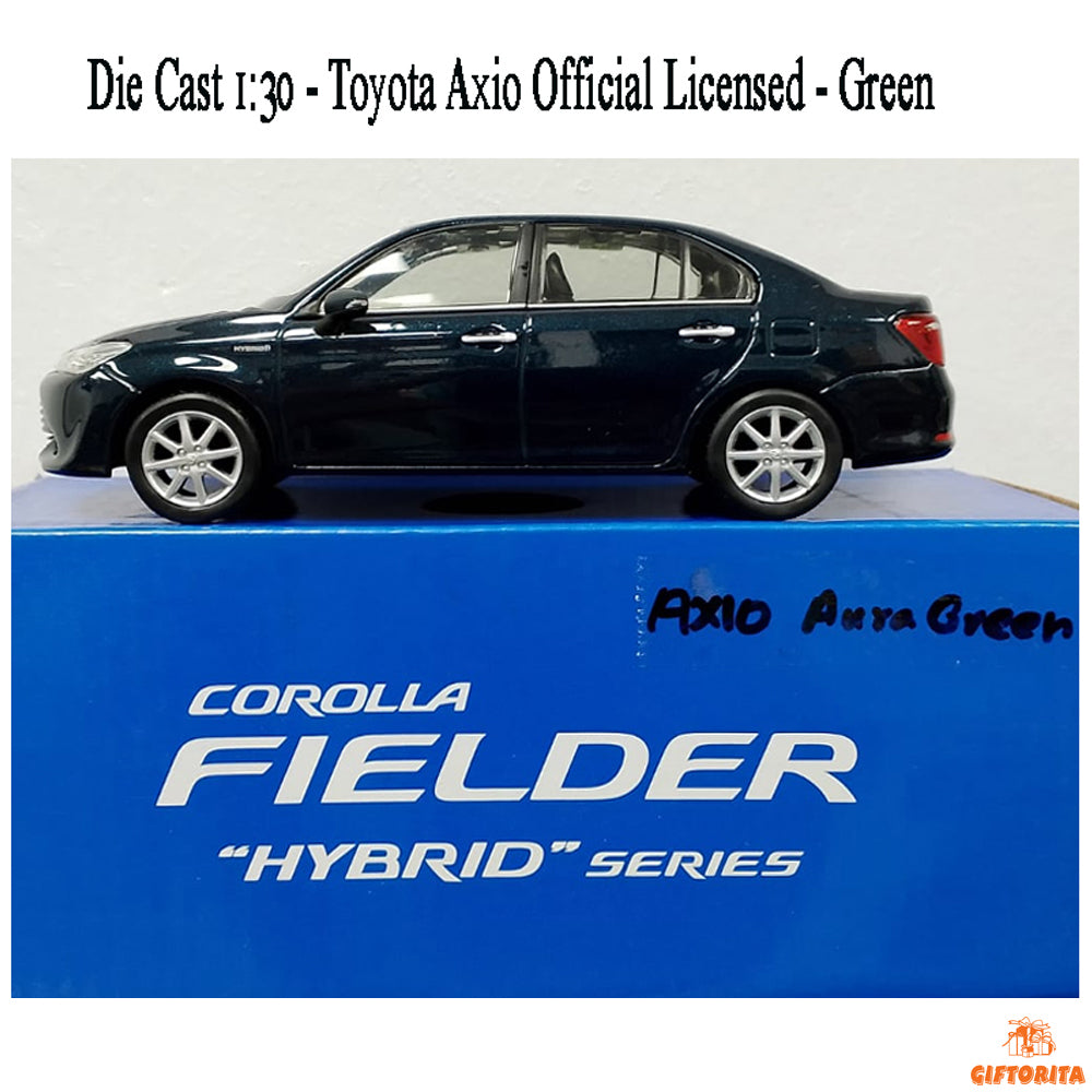 Die Cast 1:30 – Toyota Axio Official Licensed – Green