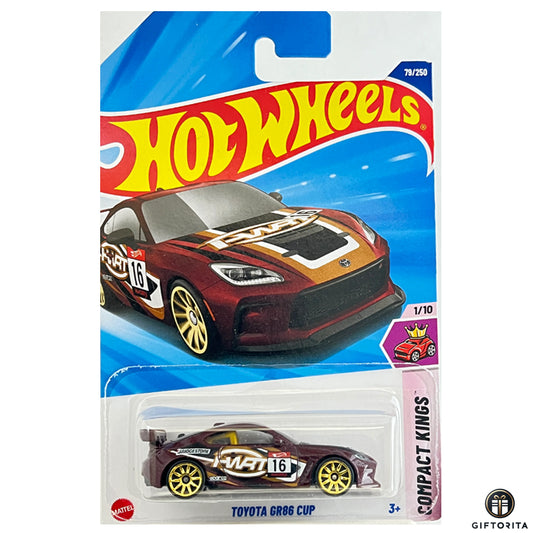 Hot Wheels Regular - Toyota GR86 Cup - 1/10 & 79/250 - Maroon