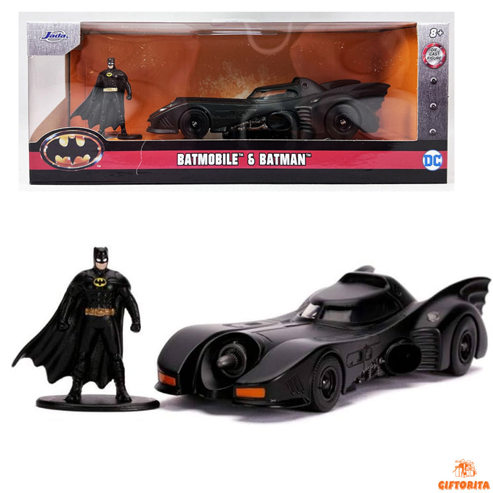 Die Cast 1:32 (P01616) – DC – Batmobile & Batman