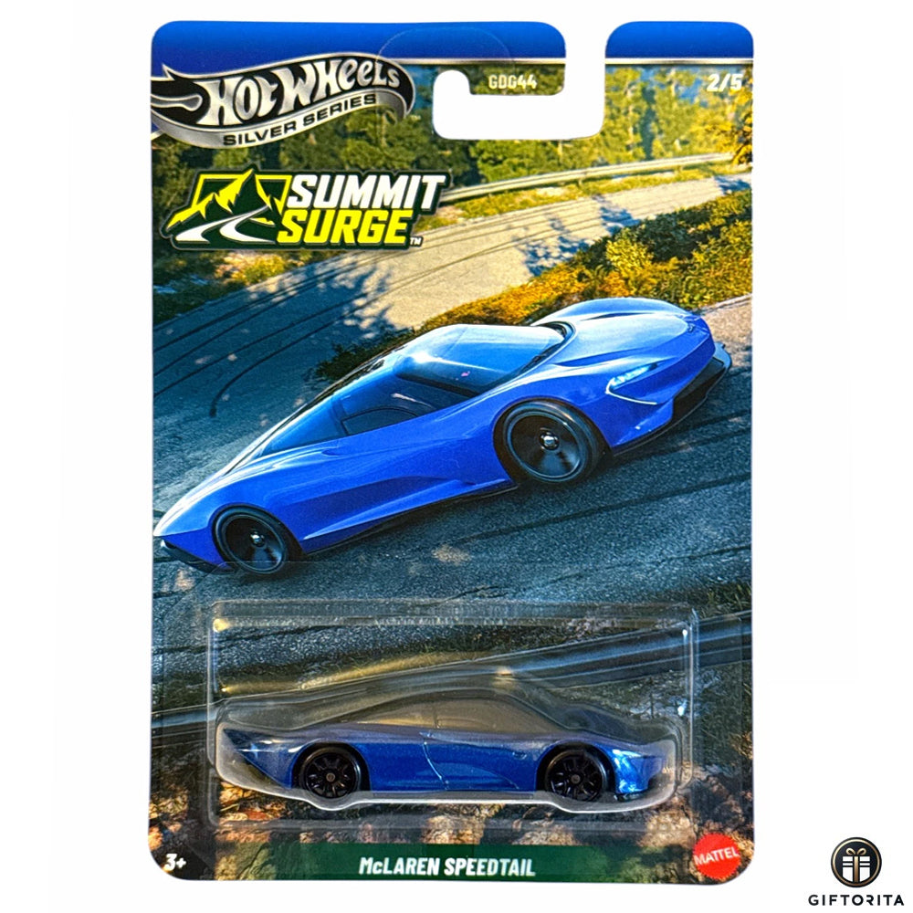 Hot Wheels Regular - Silver Series-Summit Surge-McLAREN SPEEDTAIL-2/5 Blue