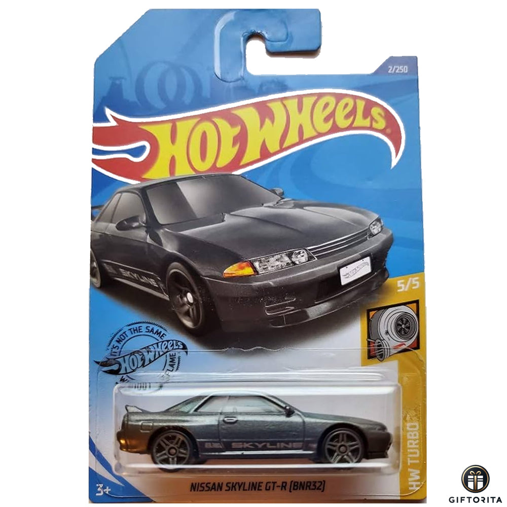 Hot Wheels Regular Nissan - Nissan Skyline GT-R [BNR32] - 5/5 & 2/250 - Gray