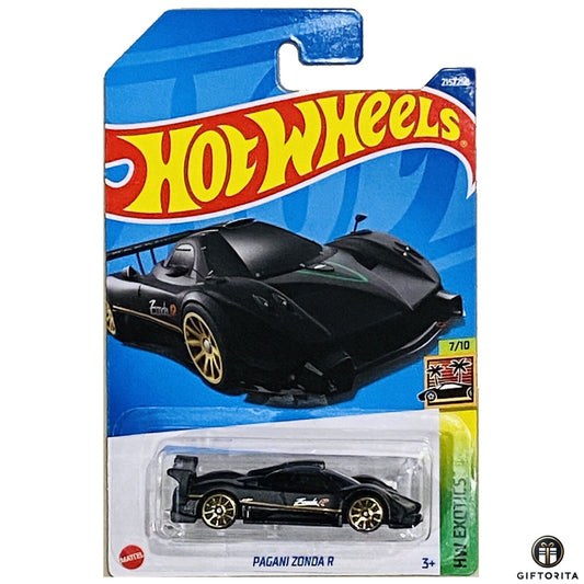 Hot Wheels Regular Pagani - Pagani Zonda R - 7/10 & 215/250 - Black