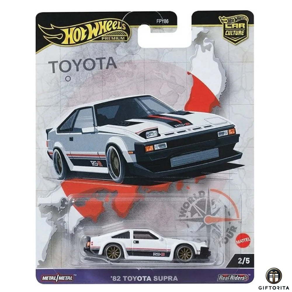 Hot Wheels Premium Single – 82 Toyota Supra – 2/5 – White